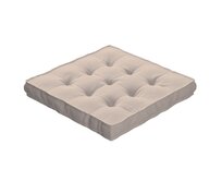 Dekoria Sedák Kuba s úchytem 40x40x6cm nebo 50x50x10cm, světle béžová, 40 x 40 x 6 cm, Crema, 144-65