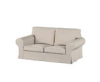 Dekoria Potah na pohovku IKEA Ektorp 2-místná rozkládací  NOVÝ MODEL 2012, šedá, Ektorp 2-m rozkl. od 2012, Living, 162-42