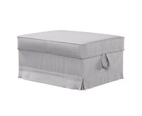 Dekoria Potah na podnožku Ektorp Bromma, béžová a modrá, podnožka Ektorp Bromma, Living II, 162-23