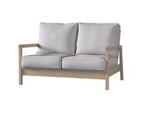 Dekoria Potah na pohovku IKEA  Lillberg 2-místná nerozkládací, béžová a modrá, pohovka Lillberg 2-místná, Living II, 162-23