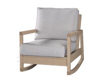 Dekoria Potah na křeslo IKEA Lillberg, béžová a modrá, kØeslo Lillberg, Living II, 162-23