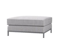 Dekoria Potah na podnožku Kramfors, béžová a modrá, podnožka Kramfors, Living II, 162-23