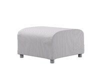 Dekoria Potah na podnožku Klippan, béžová a modrá, podnožka Klippan, Living II, 162-23