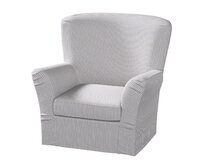 Dekoria Potah na křeslo Tomelilla vysoké provedení, se záložkami, béžová a modrá, kØeslo Tomelilla, Living II, 162-23