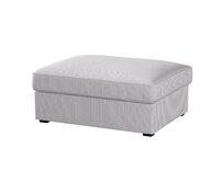 Dekoria Potah na podnožku Kivik, béžová a modrá, Podnožka Kivik, Living II, 162-23