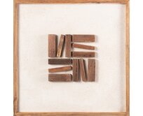Dekoria Obraz Esenia Wood 62x62cm, 62 x 5 x 62 cm