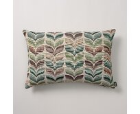 Dekoria Kinga - potah na polštář jednoduchý obdélníkový, zeleno-béžová, 47 x 28 cm, Intenso Premium, 144-17