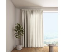 Dekoria Závěs s řasící páskou, světle šedá, Sensuale Premium, 144-39