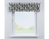 Dekoria Krátký závěs na poutkách, rostlinný motiv na krémovém podkladu, 260 x 40 cm, Botanic Viscose, 145-21