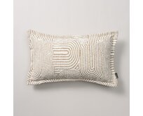 Dekoria Mona - potah na polštář, béžová a ecru, 47 X 28 CM, Cosy Home, 144-79