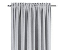 Dekoria Závěs s tunýlkem a volánkem, vzor v odstínech šedo-bílé, Sunny, 143-43