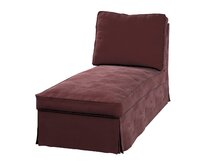 Dekoria Potah na lenošku Ektorp volně stojící - jednoduchý styl, bordó, szezlong Ektorp wolnostojący, Velvet, 704-37