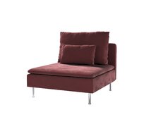 Dekoria Potah na modul Söderhamn 1-místný, bordó, moduł Söderhamn 1-místný, Velvet, 704-37