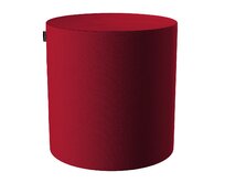 Dekoria Sedák Barrel- válec pevný,  d40cm, výška 40cm, tmavě červená , ø40 cm x 40 cm, Etna, 705-60