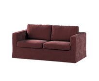 Dekoria Potah na pohovku IKEA  Karlstad 2-místná , nerozkládací, dlouhý, bordó, pohovka Karlstad 2-místná, Velvet, 704-37