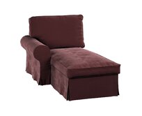 Dekoria Potah na lenošku Ektorp levý, bordó, lenoška Ektorp levá, Velvet, 704-37