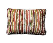 Dekoria Gabi - potah na polštář šňůrka po obvodu obdélníkový, červeno-zelená, 60 x 40 cm, Cosy Home, 145-40