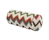 Dekoria Válec jednoduchý hladký, červeno-zelená, Ø 16 x 40 cm, Cosy Home, 145-36