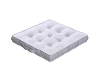 Dekoria Sedák Kuba s úchytem 40x40x6cm nebo 50x50x10cm, bílá, 40 x 40 x 6 cm, Damasco, 613-00