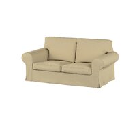 Dekoria Potah na pohovku IKEA  Ektorp 2-místná, nerozkládací, olivová, pohovka Ektorp 2-místná, Living, 162-39