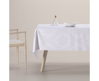 Dekoria Ubrus obdélníkový, bílá, Damasco, 613-00