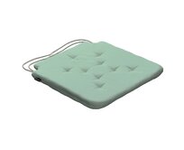 Dekoria Sedák Olek 42x41x3,5cm, eukalyptová zelená, 42 x 41 x 3,5 cm, Loneta, 133-61