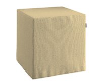 Dekoria Náhradní potah na sedák -kostka pevná, olivová, kostka 40 x 40 x 40 cm, Living, 162-39