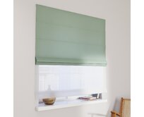 Dekoria Římská roleta Duo, eukalyptová zelená, Loneta, 133-61