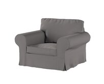 Dekoria Potah na křeslo IKEA Ektorp, tmavě bežová, křeslo Ektorp, Boucle Teddy, 702-82