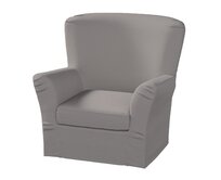 Dekoria Potah na křeslo Tomelilla vysoké provedení, se záložkami, tmavě bežová, kØeslo Tomelilla, Boucle Teddy, 702-82