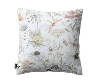Dekoria Kinga - potah na polštář jednoduchý, bílá, růžová, zelená, 50 x 50 cm, Gardenia, 143-96