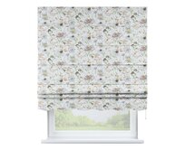 Dekoria Římská roleta Firenze, bílá, růžová, zelená, Gardenia, 143-96