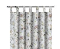 Dekoria Závěs na poutkach, bílá, růžová, zelená, Gardenia, 143-96