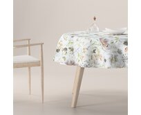 Dekoria Ubrus kulatý, bílá, růžová, zelená, Gardenia, 143-96