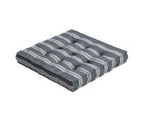 Dekoria Sedák Kuba s úchytem 40x40x6cm nebo 50x50x10cm, modro-béžové pruhy, 40 x 40 x 6 cm, Scotti, 145-28