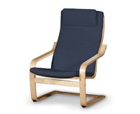 Dekoria Sedák na křeslo IKEA Poäng II, tmavě modrá, kØeslo Poäng II, Ingrid, 705-39