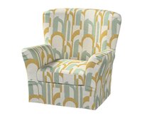 Dekoria Potah na křeslo Tomelilla vysoké provedení, se záložkami, mátově žlutá, kØeslo Tomelilla, Cosy Home, 144-91