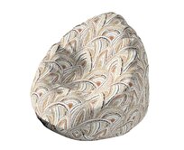 Dekoria Sedací vak s volbou látky - 3 velikosti, béžovo-olivová, Ø50 x 85 cm, Cosy Home, 145-34