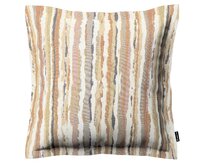 Dekoria Mona - potah na polštář hladký lem po obvodu, béžovo-olivová, 45 x 45 cm, Cosy Home, 145-41