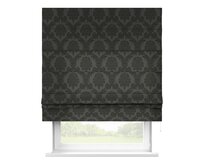 Dekoria Římská roleta Padva, černá, Damasco, 613-32