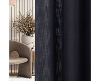 Dekoria Hotový závěs s řasící páskou 140x280cm antracitová, 140 x 280 cm