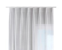 Dekoria Závěs na jednotlivých háčcích flex, průsvitná bílá, Romantica, 181-16