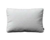 Dekoria Gabi - potah na polštář šňůrka po obvodu obdélníkový, světle šedá, 60 x 40 cm, Damasco, 613-81