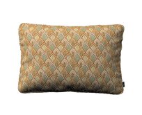 Dekoria Gabi - potah na polštář šňůrka po obvodu obdélníkový, béžovo-zelená, 60 x 40 cm, Intenso Premium, 144-28