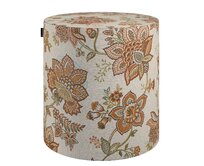 Dekoria Sedák Barrel- válec pevný,  d40cm, výška 40cm, béžová, ø40 cm x 40 cm, Intenso Premium, 144-27