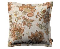 Dekoria Mona - potah na polštář hladký lem po obvodu, béžová, 45 x 45 cm, Intenso Premium, 144-27