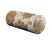 Dekoria Válec s čelními záložkami, béžová, Ø 20 x 50 cm, Intenso Premium, 144-27