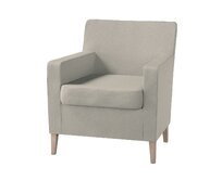 Dekoria Potah na křeslo IKEA Karlstad, béžová melanž, Potah na křeslo Karlstad, Amsterdam, 704-54