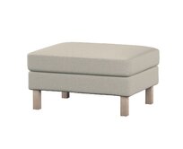 Dekoria Potah na podnožku IKEA Karlstad, béžová melanž, potah na podnožku Karlstad, Amsterdam, 704-54