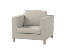 Dekoria Potah na křesko IKEA Karlanda, krátký, béžová melanž, Potah na křeslo Karlanda, Amsterdam, 704-54